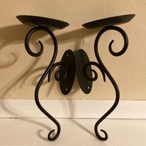 A pair of PartyLite Hearthside candle holder wall sconces